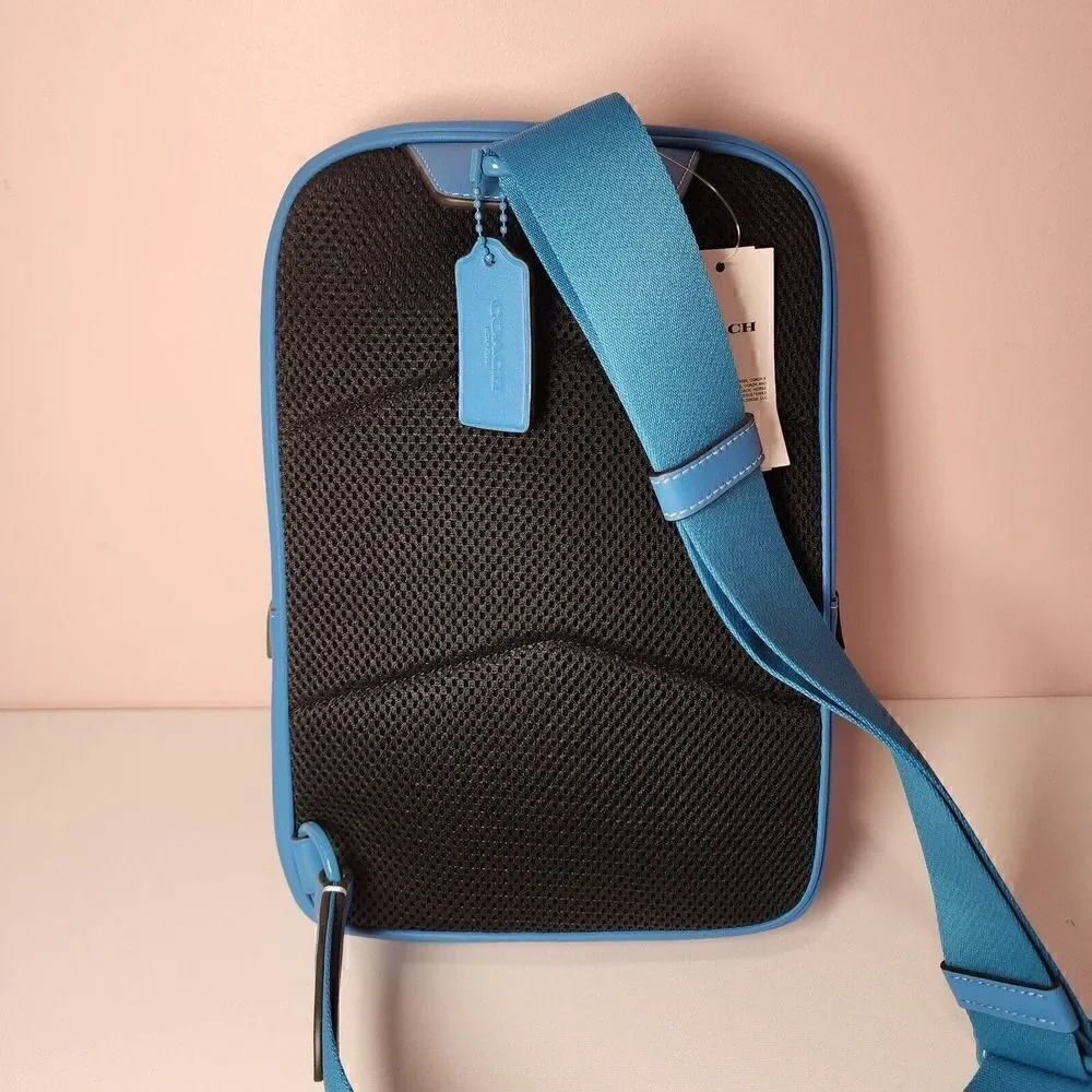 NWT Coach CP023 Track Pack Bright Blue
